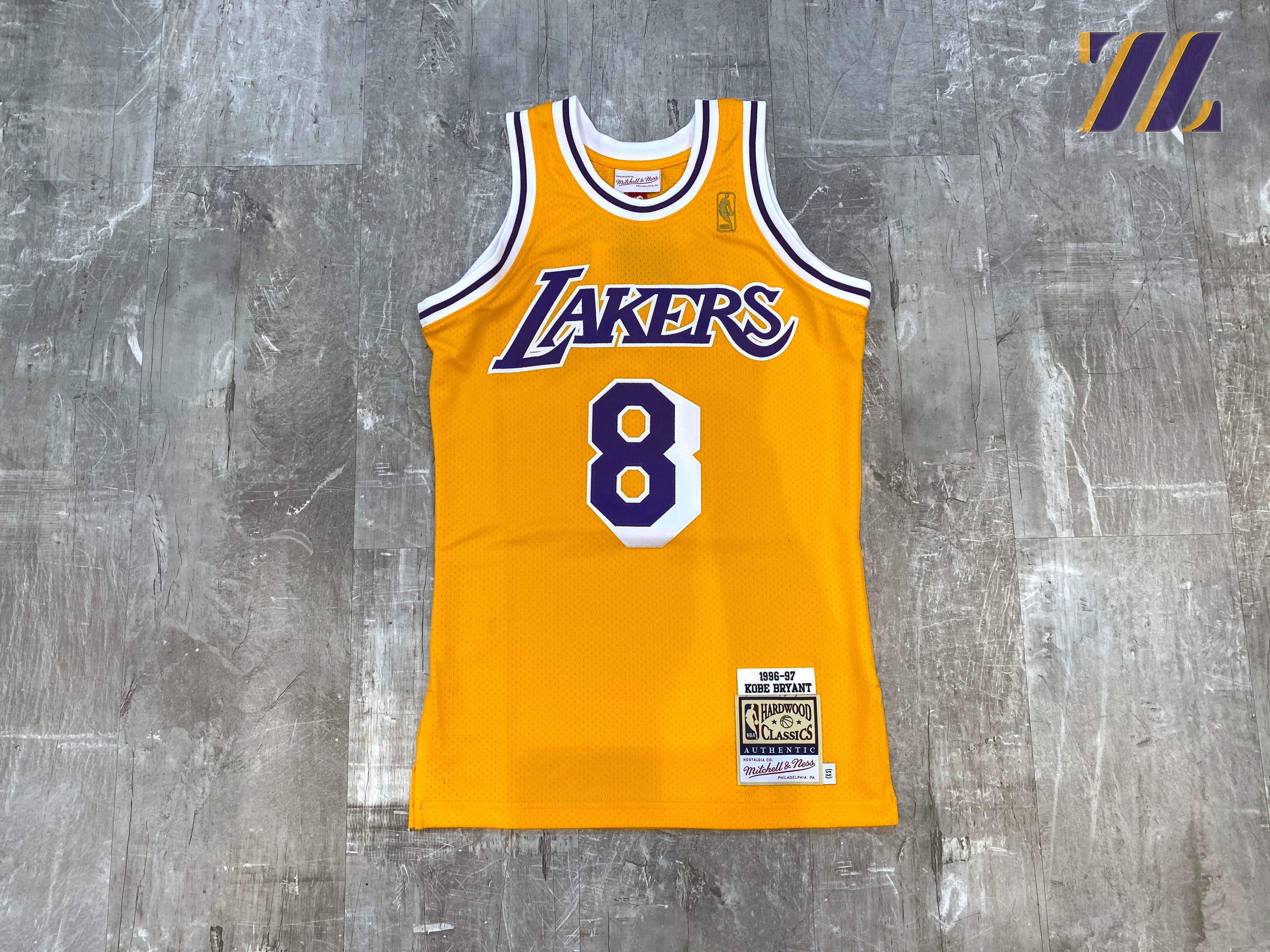 Men's Mitchell & Ness Authentic Lakers Shooting Shirt 2XL