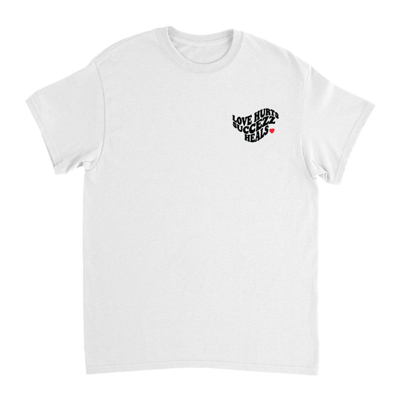 LOVE SUCCEZZ BLACK TEXT TEE