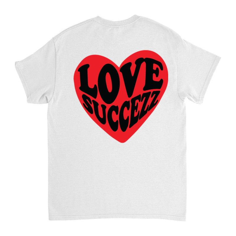 LOVE SUCCEZZ BLACK TEXT TEE