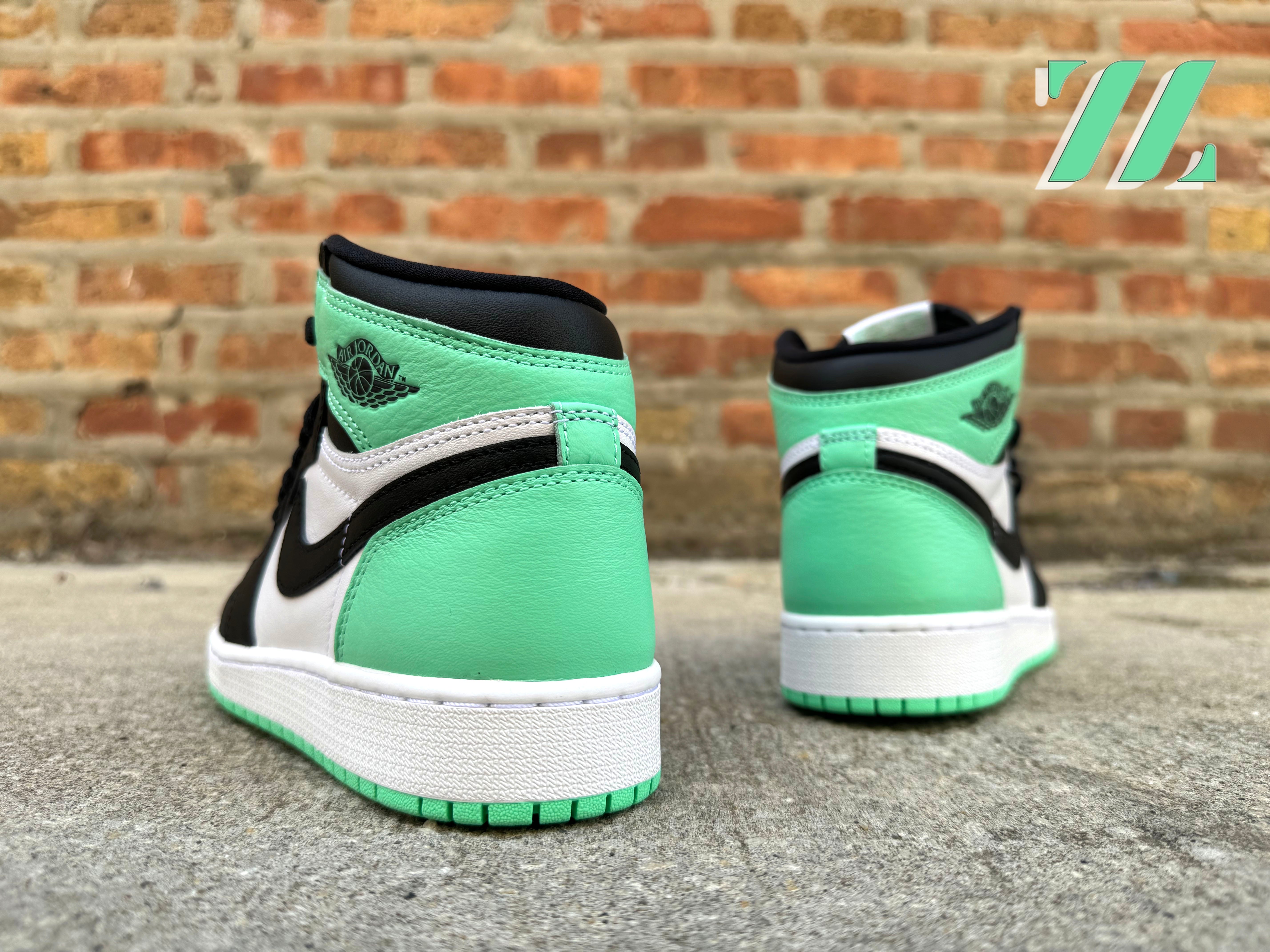 Air jordan 1 light green online