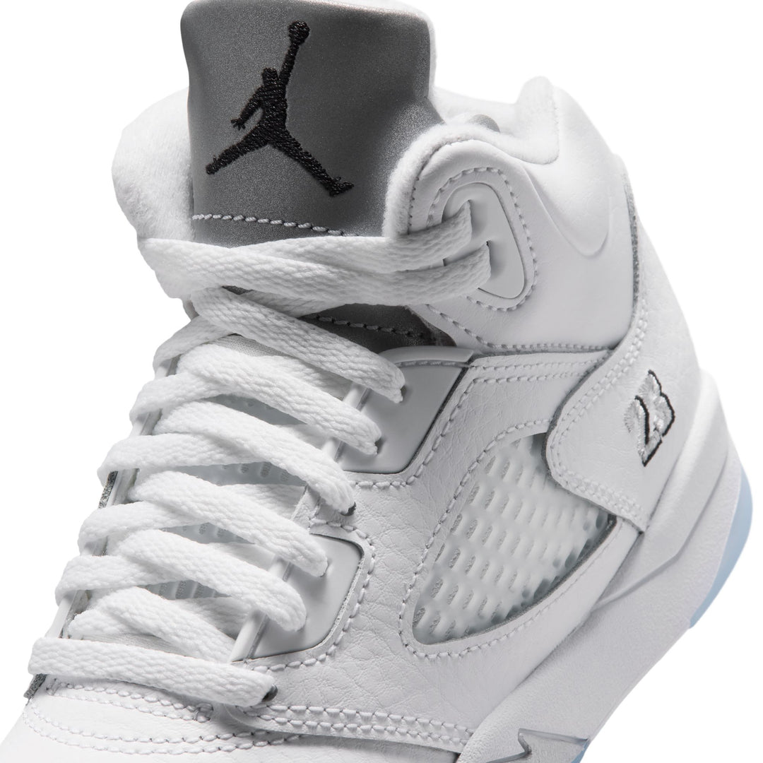 Little Kids' Jordan 5 "White Metallic" (PS)