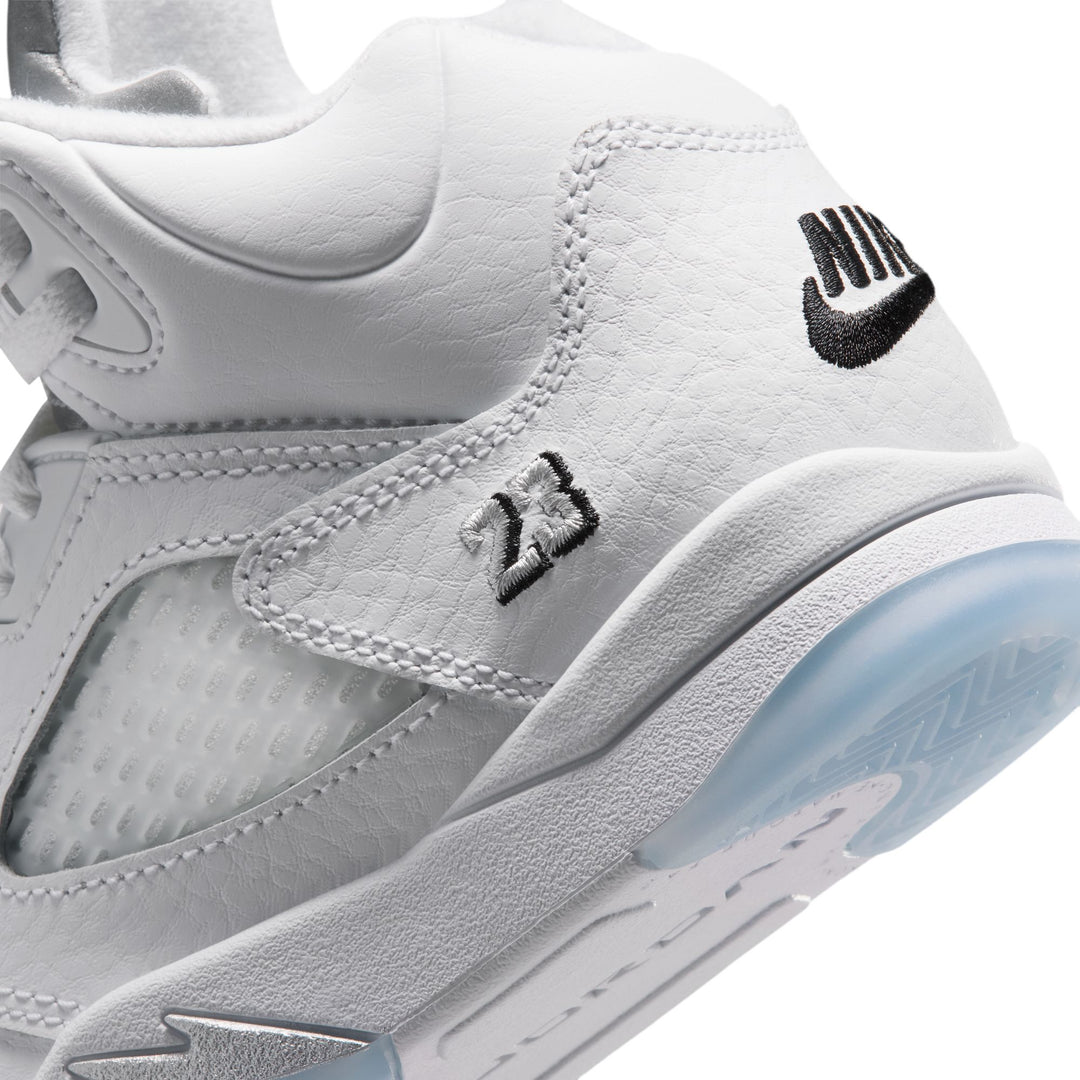 Little Kids' Jordan 5 "White Metallic" (PS)
