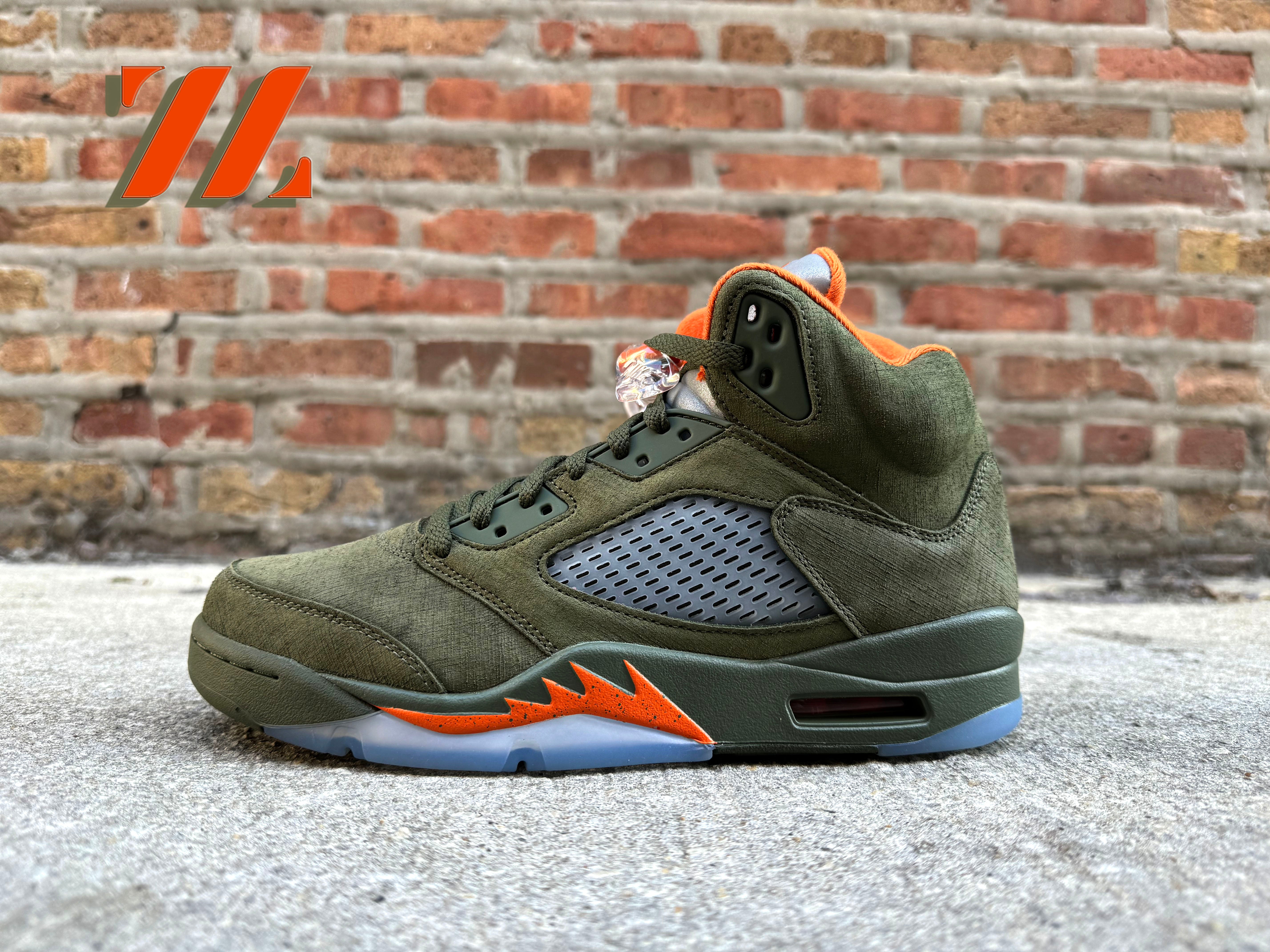 Kid s Air Jordan 5 Olive GS