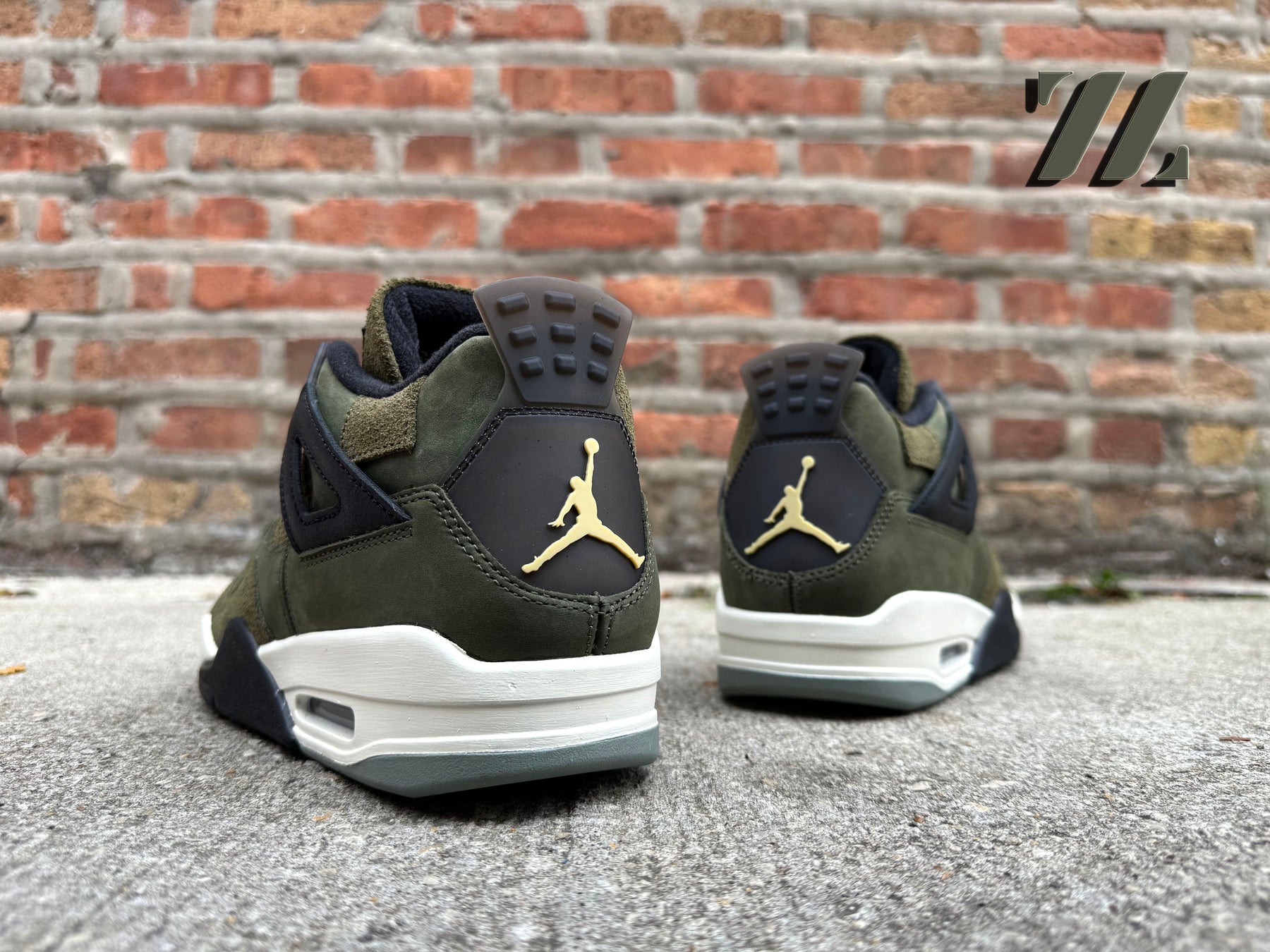 Kid s Air Jordan 4 SE Craft Olive GS SUCCEZZ BY B VDOT
