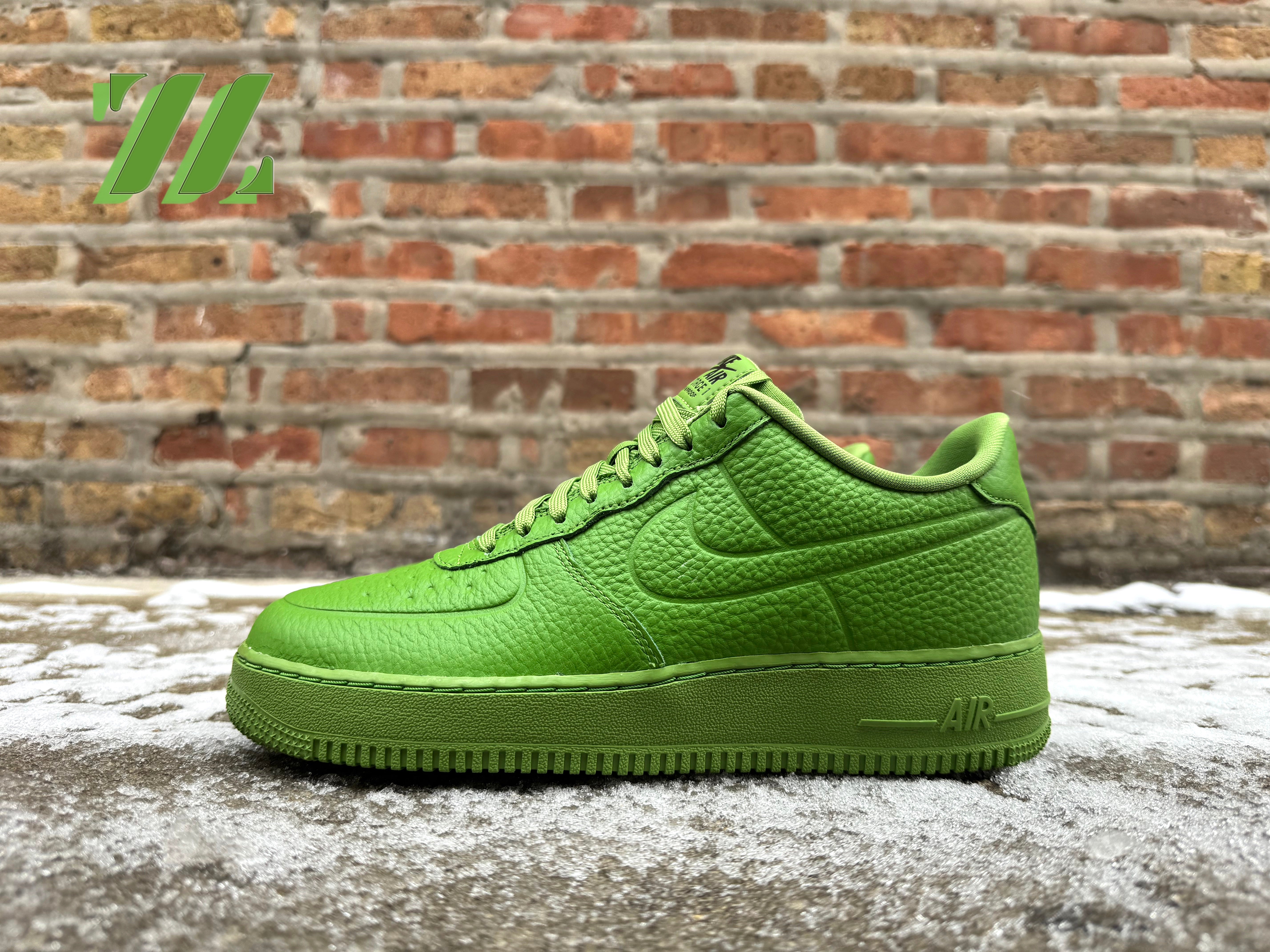 Nike neon store green air force