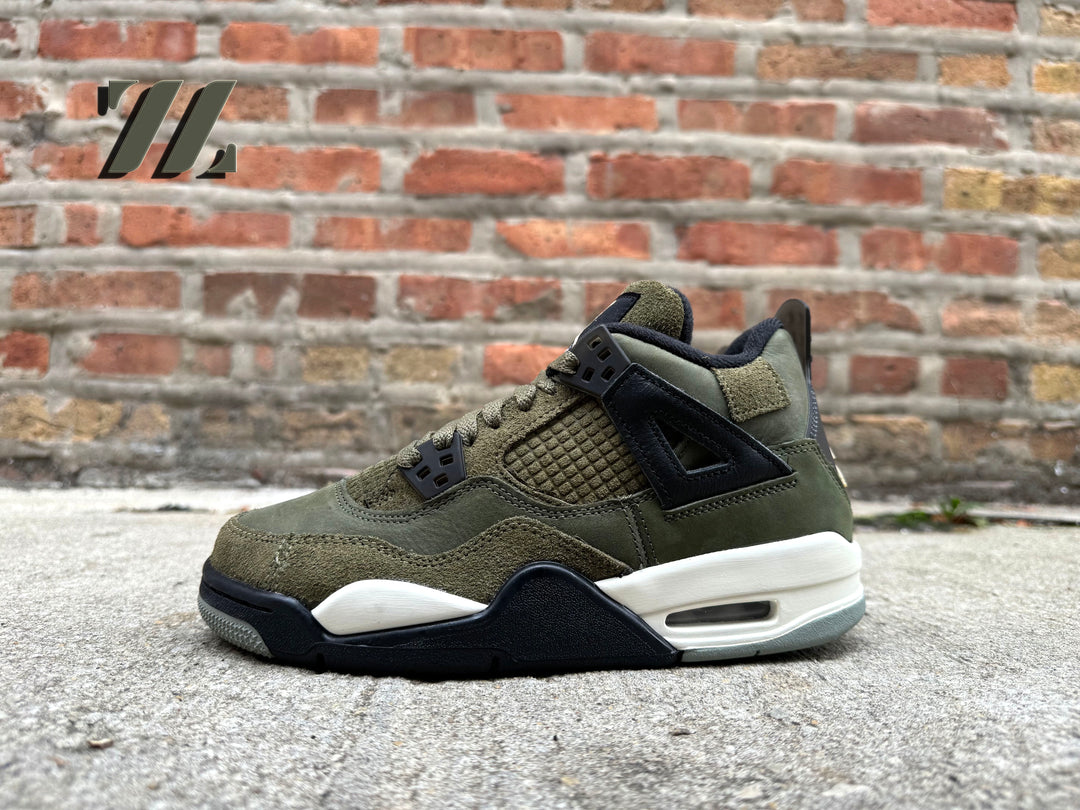 Jordan 4 army green sales