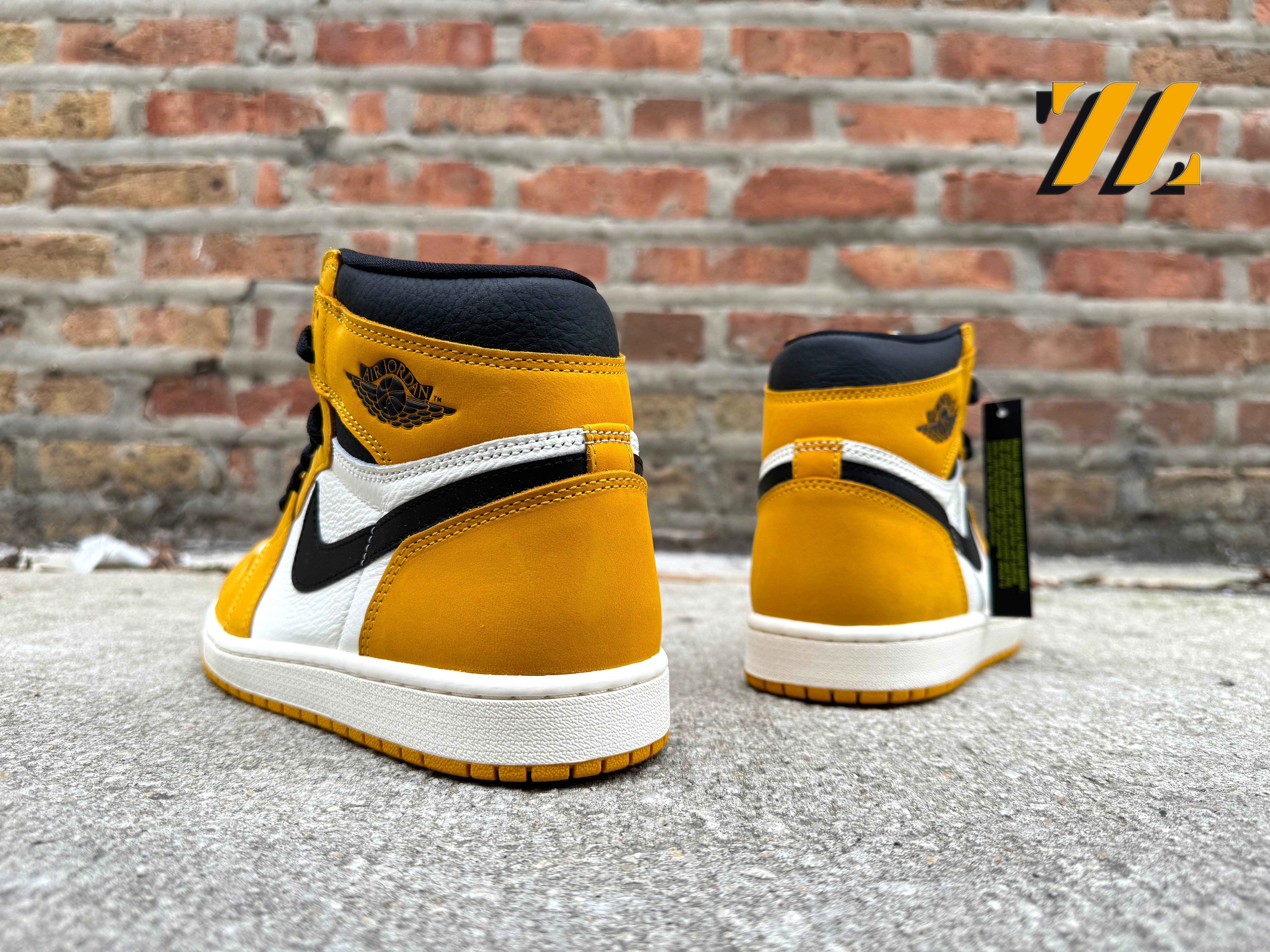 Kid s Air Jordan 1 High OG Yellow Ochre GS