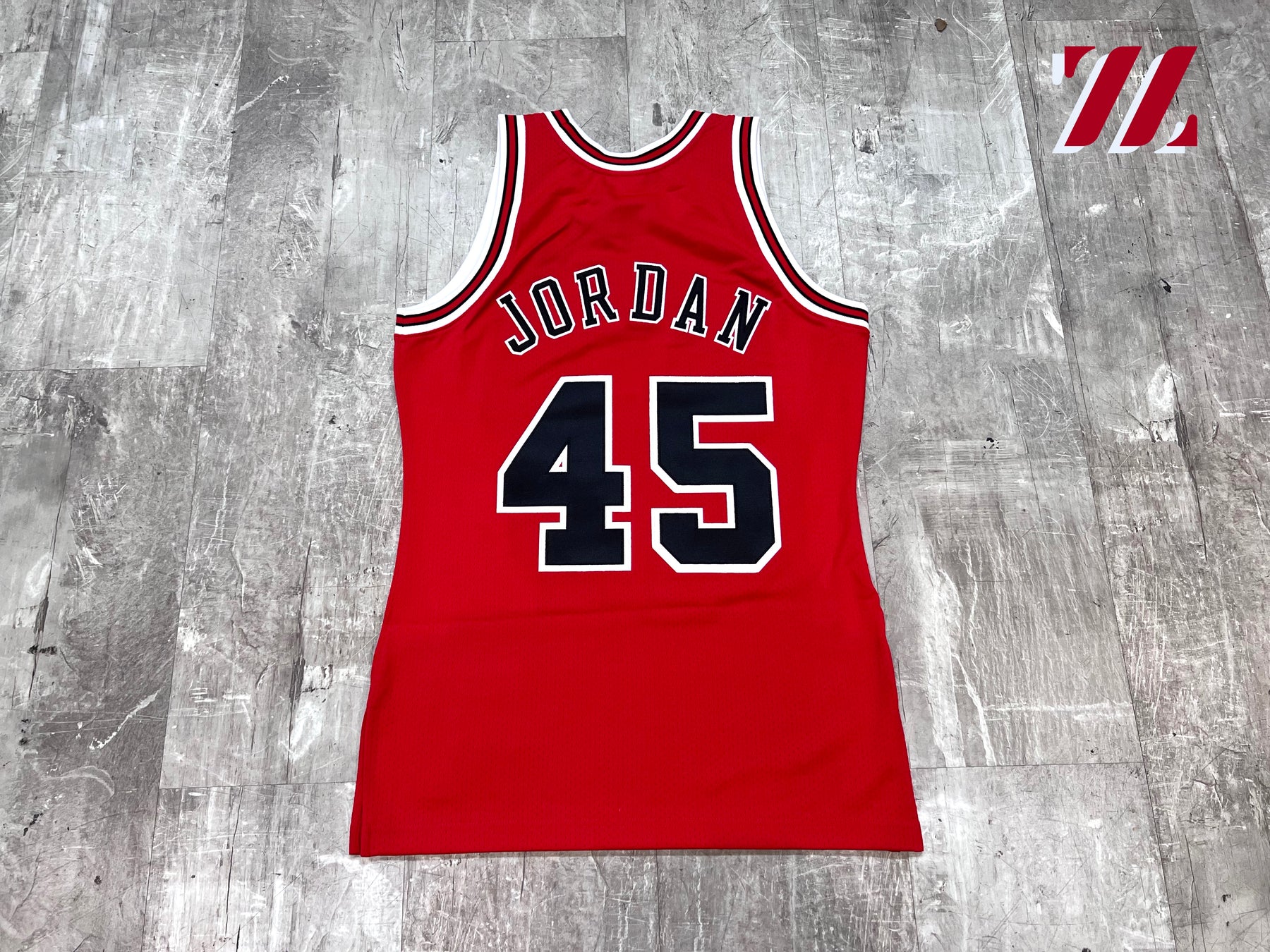 Mavin  Michael Jordan Mitchell & Ness Nostalgia 94-95 #45 Bulls Jersey  Size 52 XXL (3H)