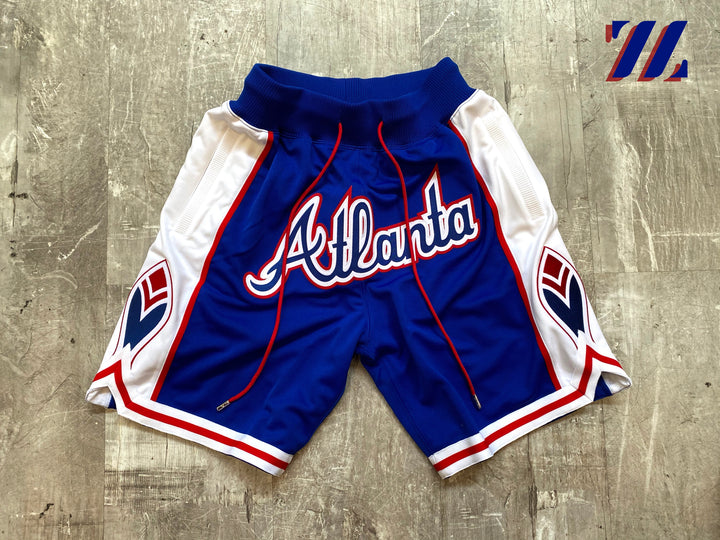 Men’s Mitchell & Ness Just Don Braves Shorts