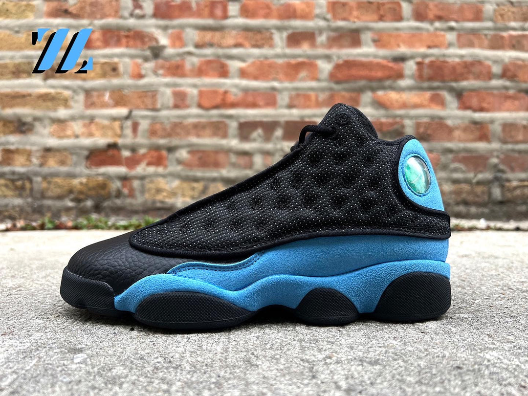 Jordan retro 13 black and blue Clearance