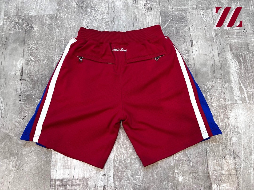 Men’s Mitchell & Ness Just Don 76ers Shorts