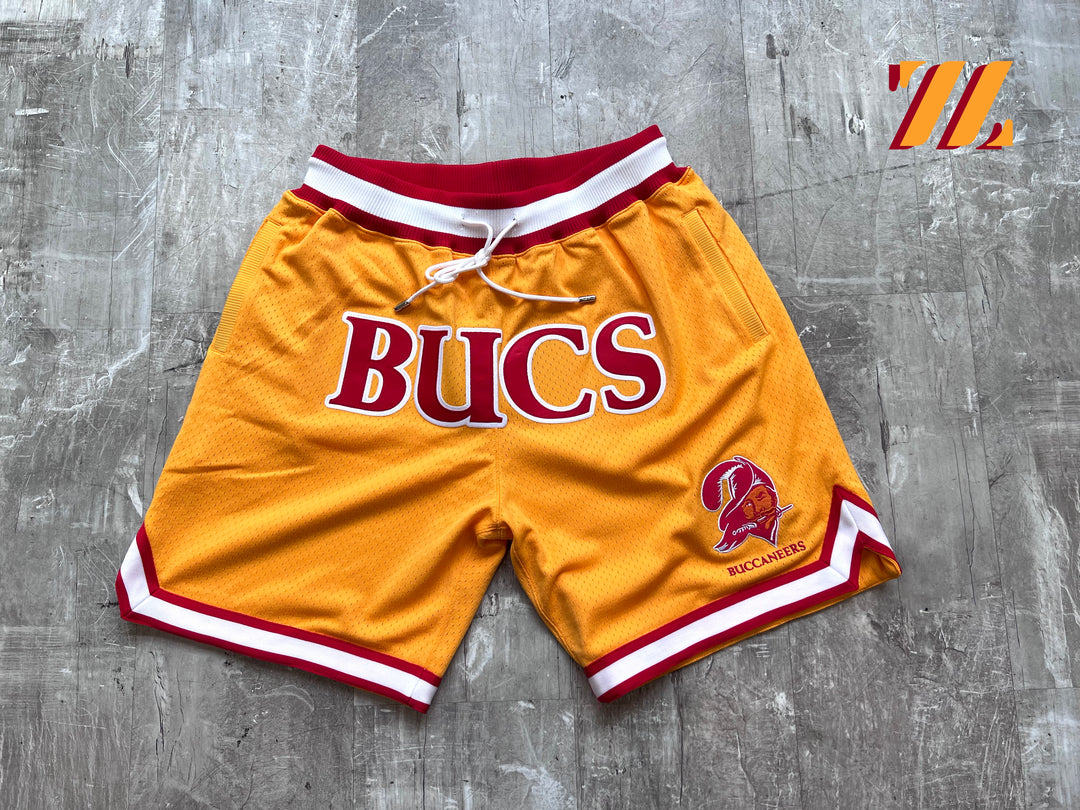 Men’s Mitchell & Ness Just Don Tampa Bay Buccaneers Shorts