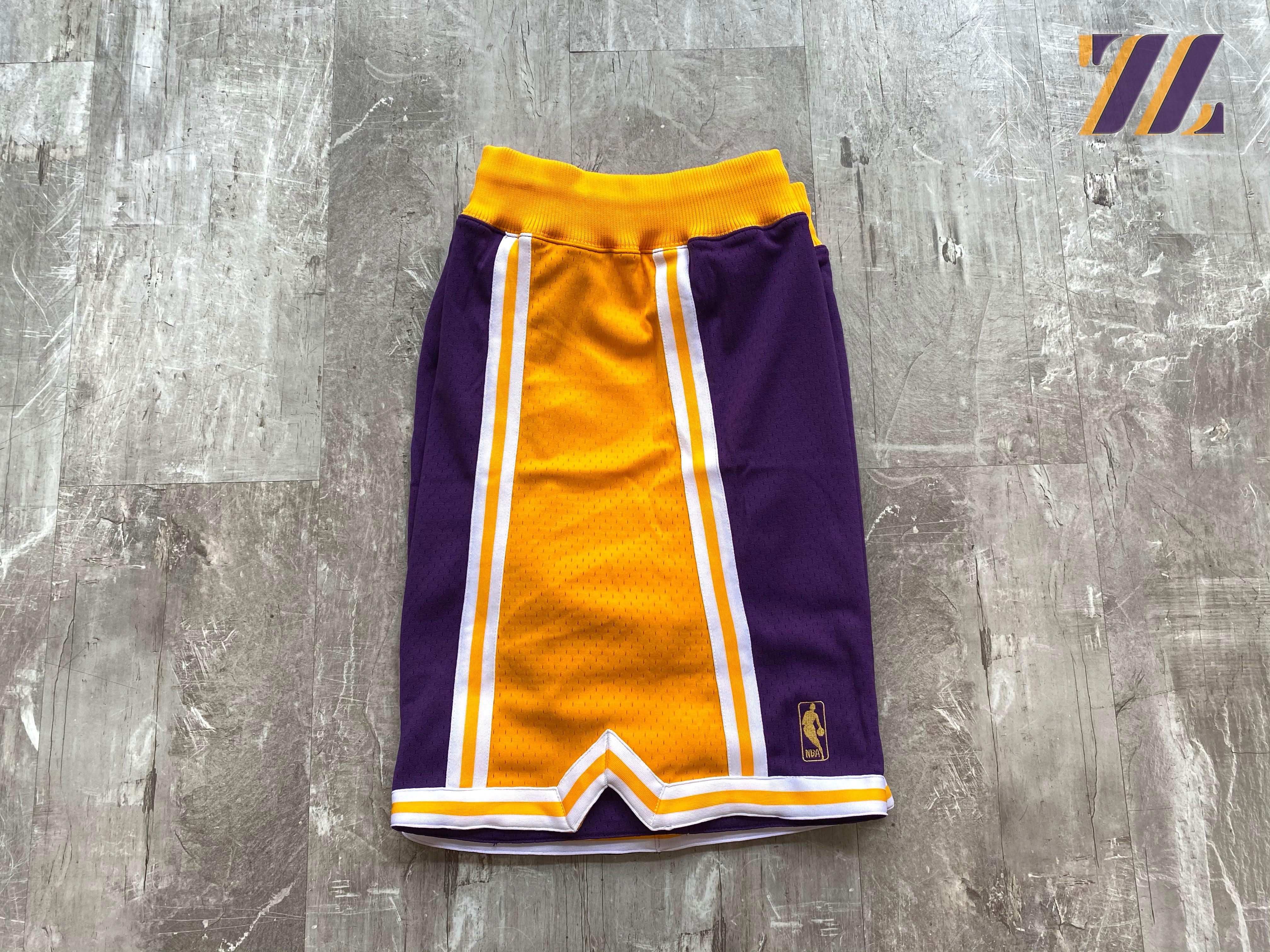Men's Mitchell & Ness Authentic Lakers Shorts – SUCCEZZ BY B&VDOT