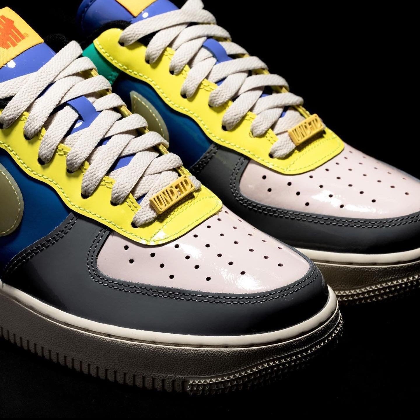 Nike air force 1 low navy yellow outlet sail