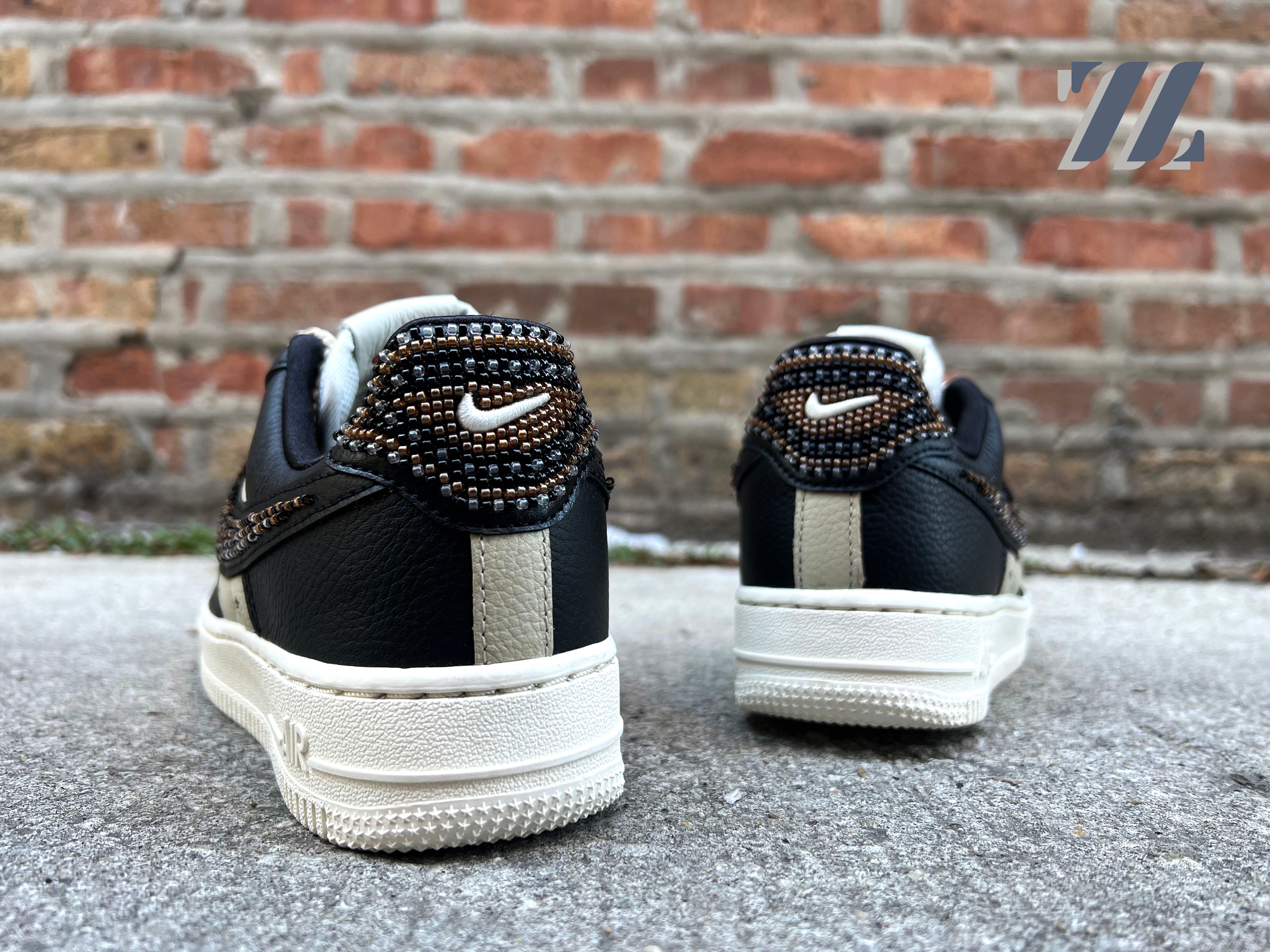 Women's 'air force 1 07 lxx black/black/black/metallic gold sale