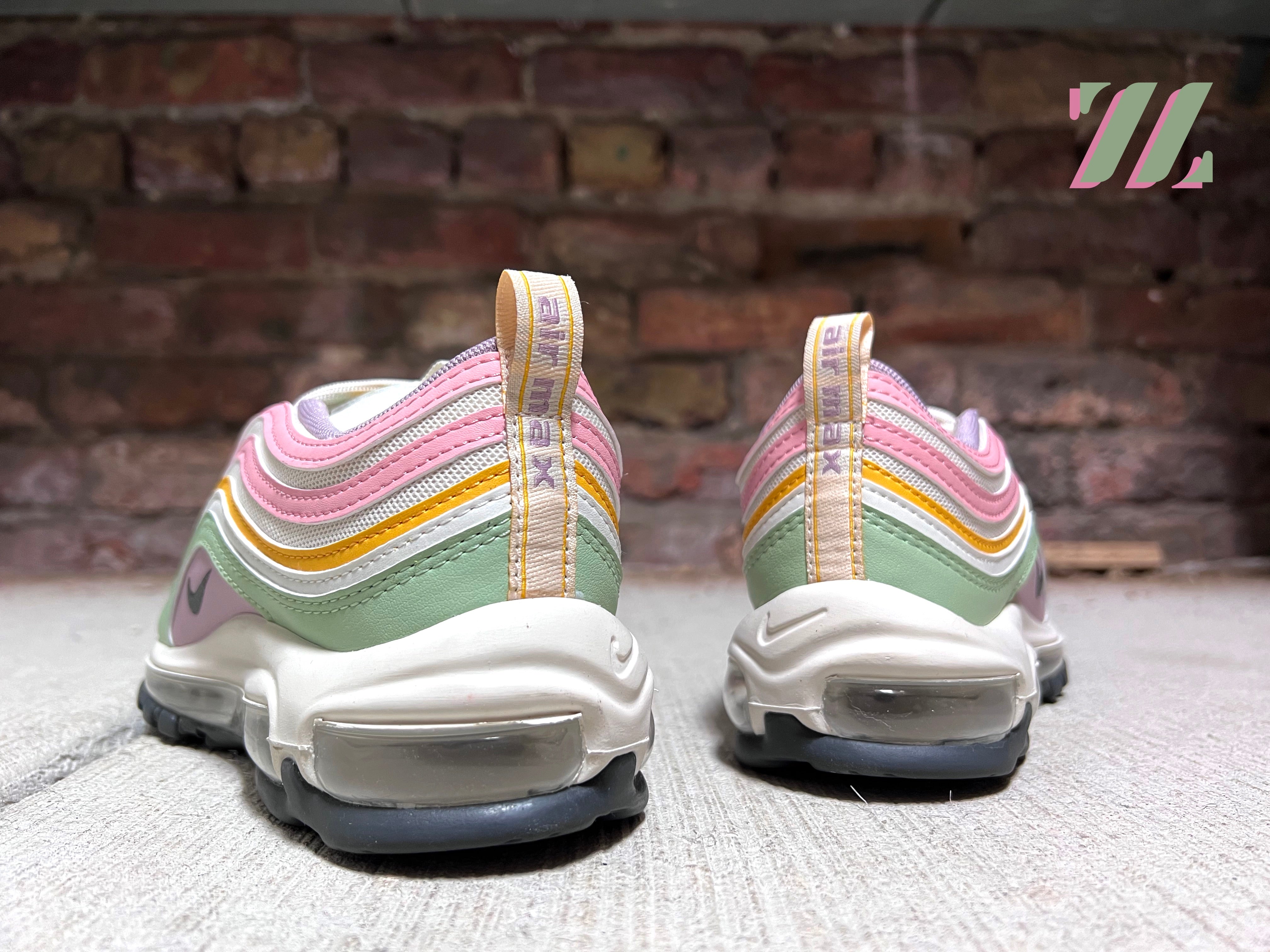 Air max 97 top pink white yellow