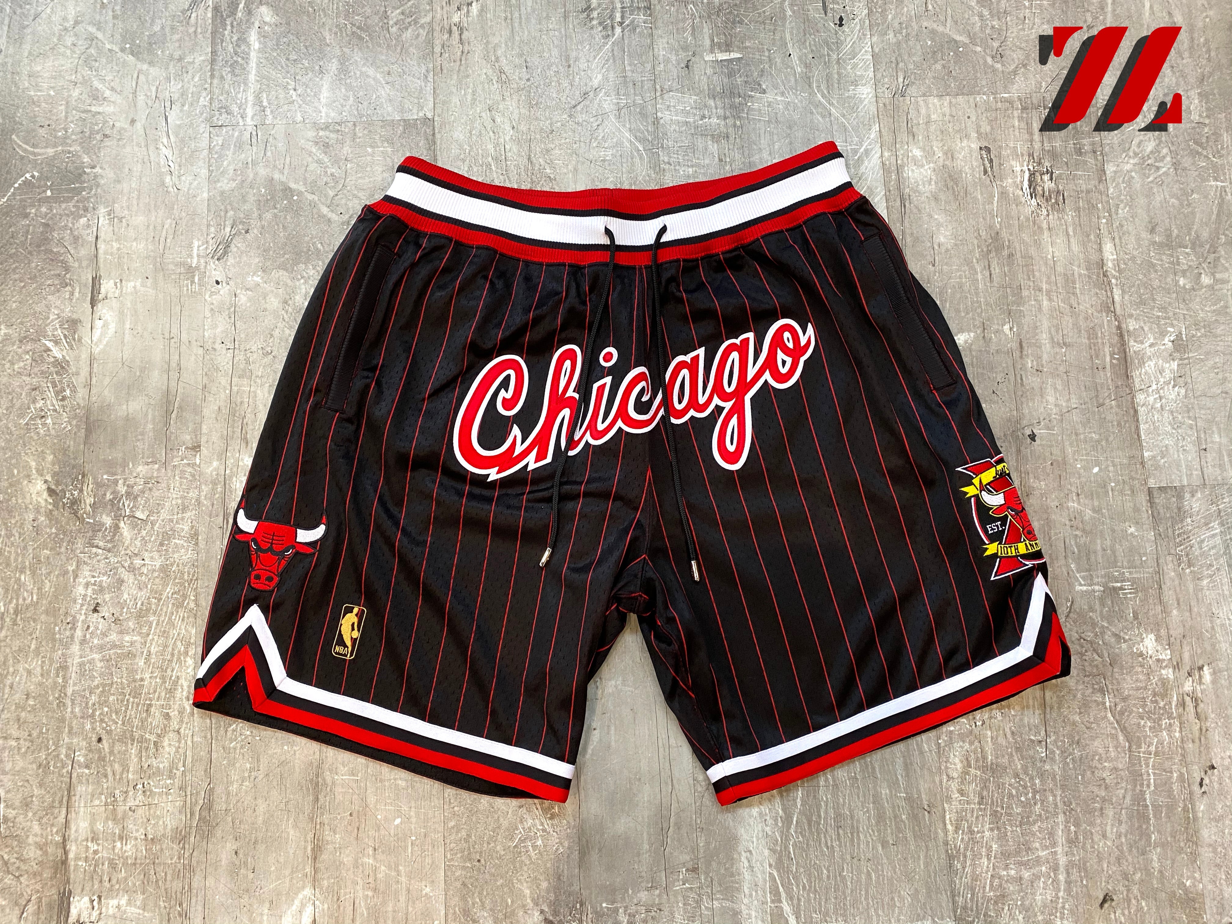 Men’s Mitchell & Ness Just Don Chicago Bulls Shorts
